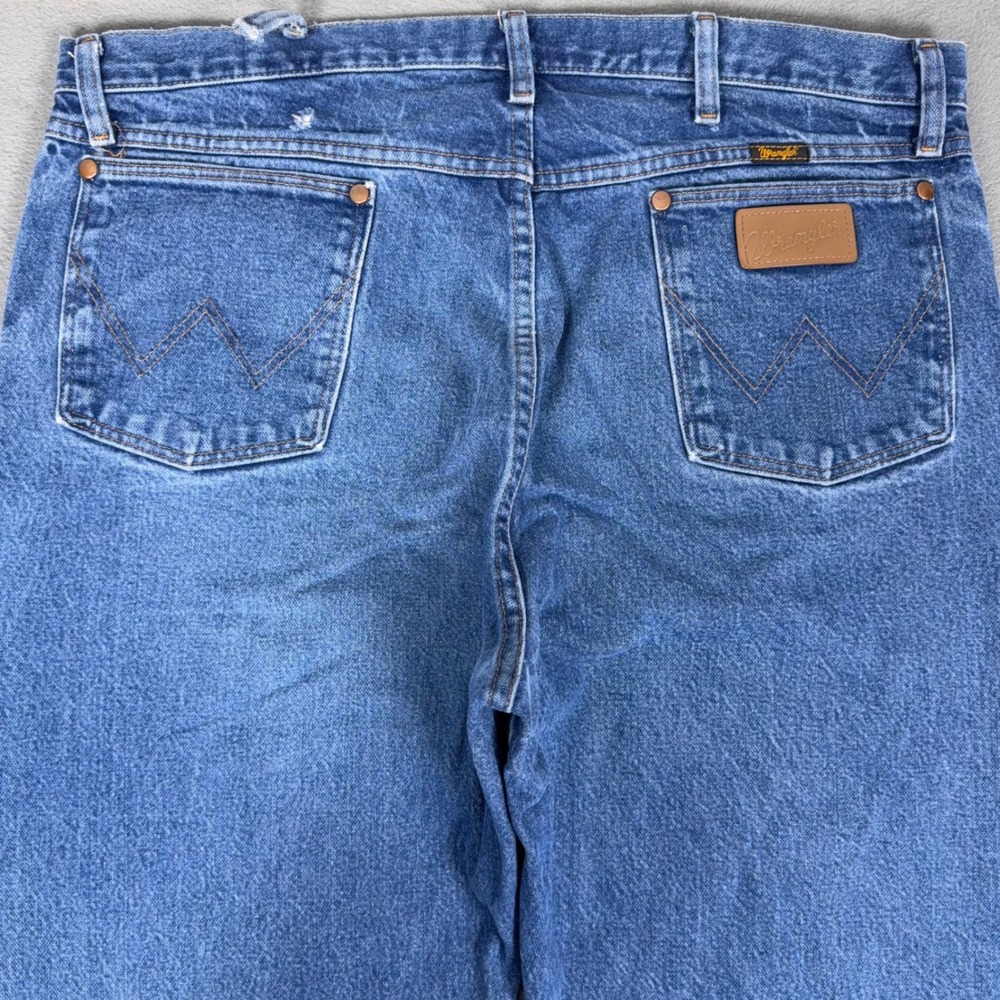 Wrangler 13MWZPW Jeans Mens 38x34 Cowboy Cut Original Fit Western Rodeo Denim - Picture 4 of 9